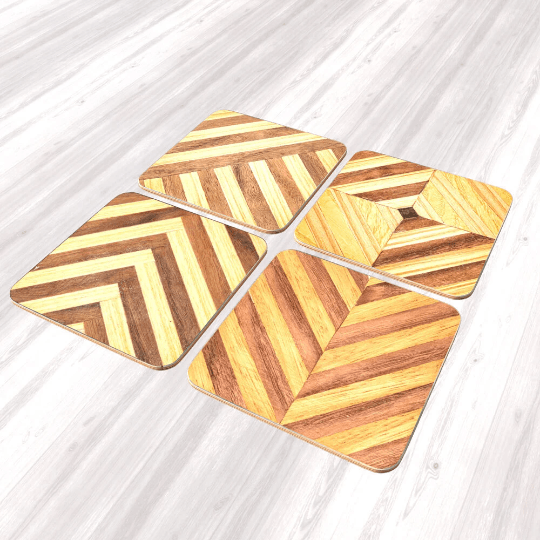 Intro Into Marquetry / Parquetry Coaster kit