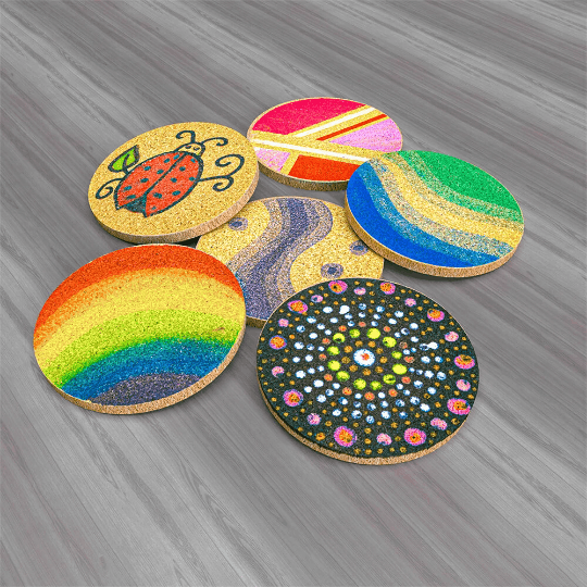 Intro Into Painted Cork Coaster Kit