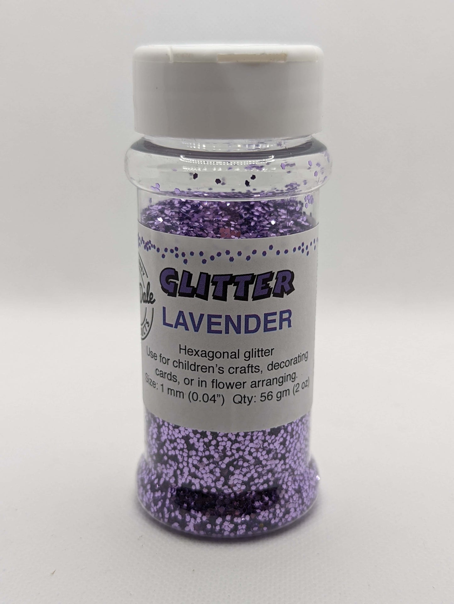 Pack of 2 Glitter Shaker Pot 55g (2oz) each 1mm