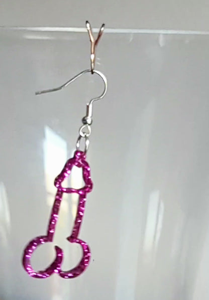 Penis Outline Earrings