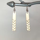 Natural Leather Weave Earrings