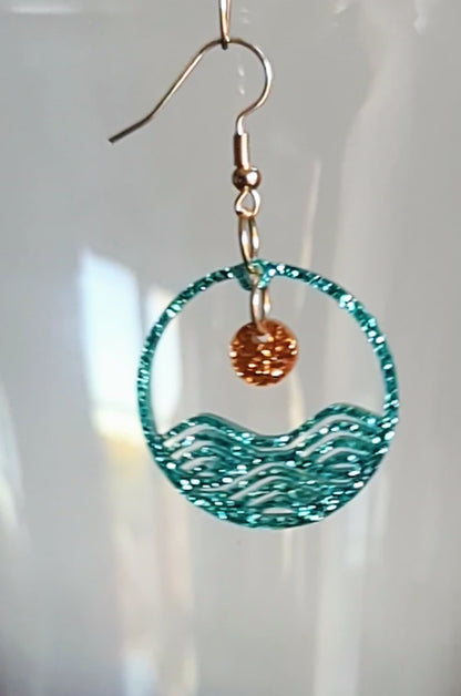 Sun Over the Water Earrings